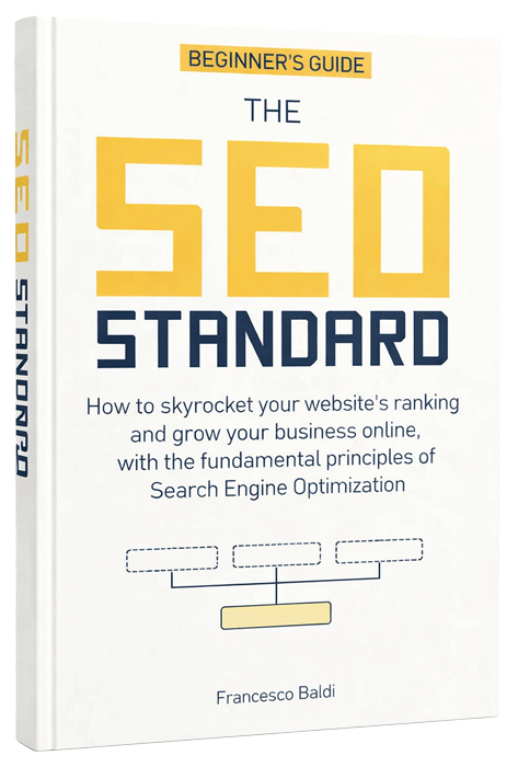 The SEO Standard book cover by Francesco Baldi