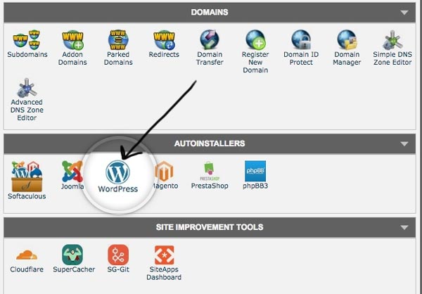 installare WordPress su SiteGround