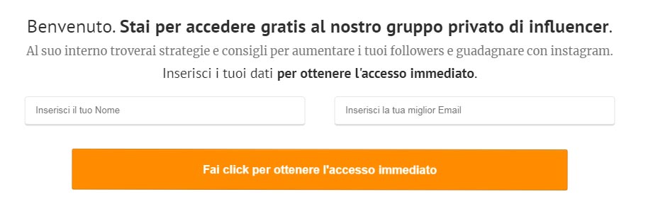 Corso per sapere Come guadagnare con instagram e crescere il profilo