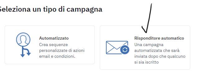 creare followup email con di active campaign