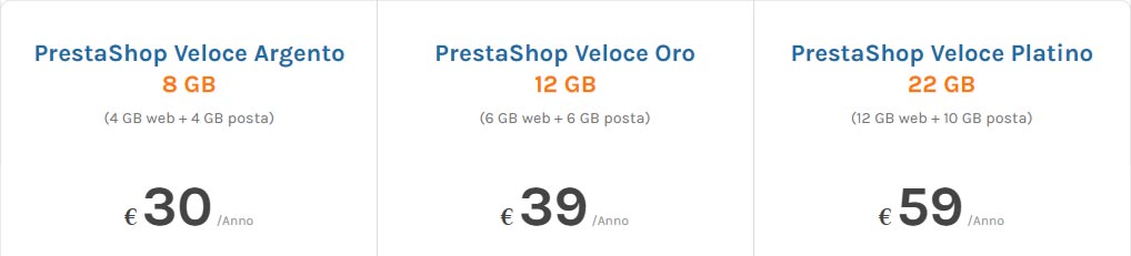 Hosting Prestashop vhosting