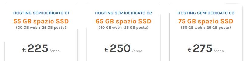 piani hosting semi dedicati vhosting