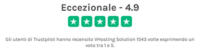 Opinioni e Recensioni VHosting