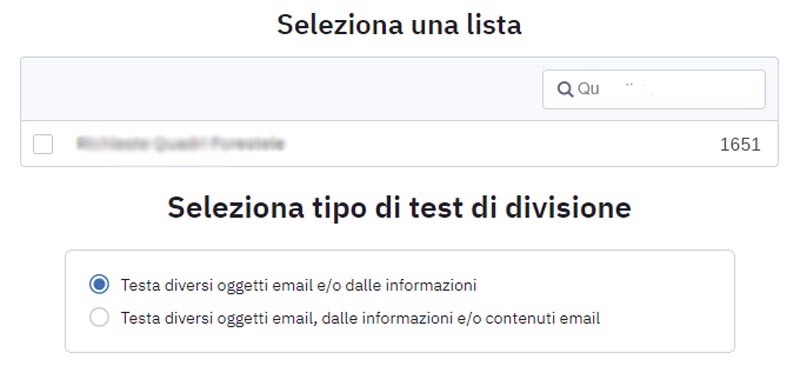 come fare split test nelle campagne mail di active campaign