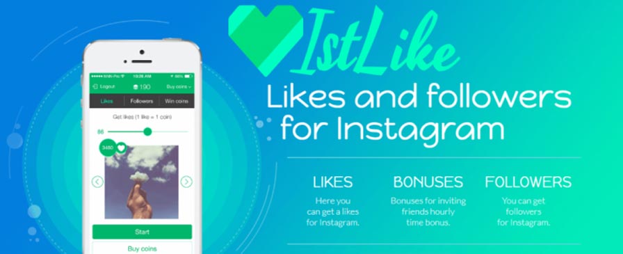 Applicazione per Like Instagram IstLike
