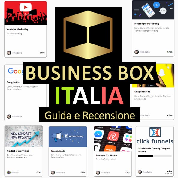 business box italia copertina cos'è come funziona recensione