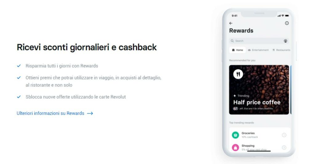 aprire conto revolut e avere cashback revolut