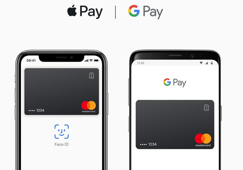 Pagare con Apple Pay e Google Pay con Revolut