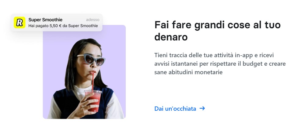 carte ricaricabili per minorenni di revolut