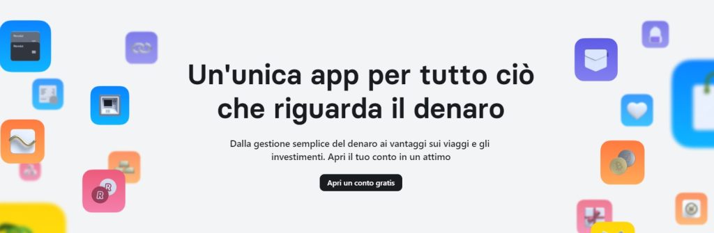 servizi correlati alla Carta prepagata per minorenni di revolut